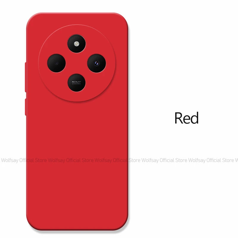For Xiaomi Redmi 14C Case Xiaomi Redmi 14C 4G Cover Funda Luxury TPU Shockproof Liquid Silicone Phone Cover For Xiaomi Redmi 14C