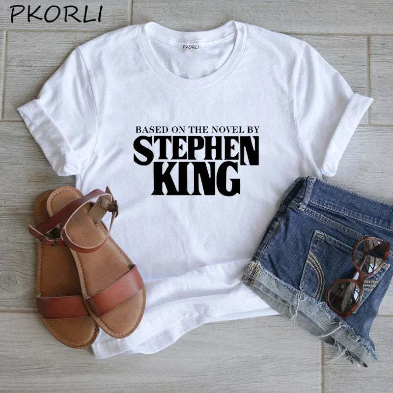 Stephen King T-Shirt Harajuku Horror Tee