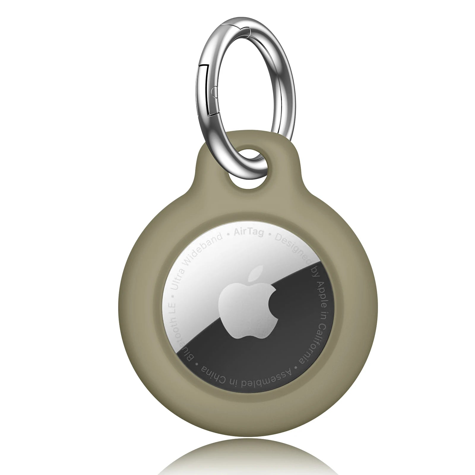 Case for Apple Air tag Holder with Keychain Protective Shell Tracker Accessories Hard PC AntiDrop Airtags Key Chain Air tag Case