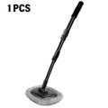 Car Wash Mop Telescoping Long Handle Brush