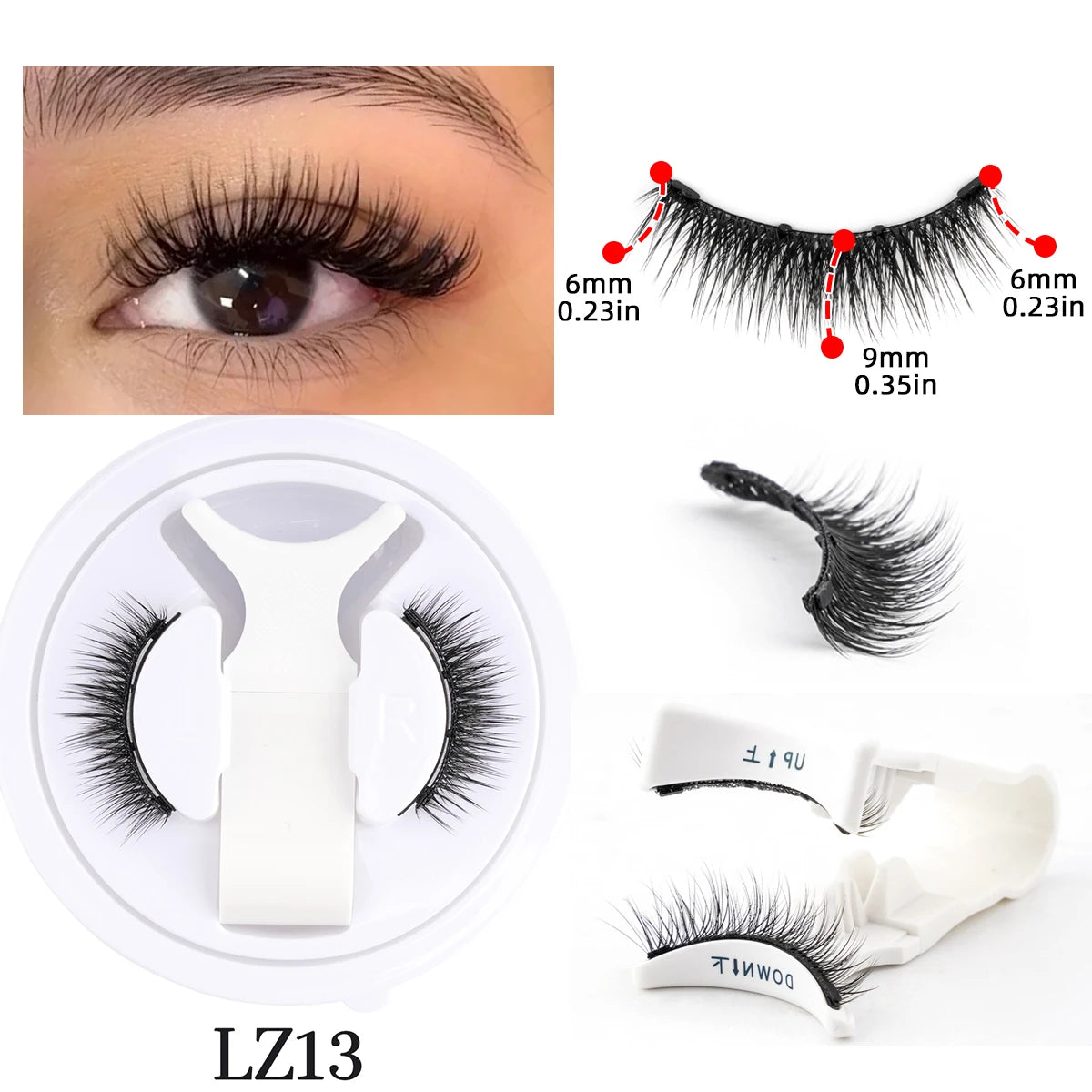 Magnetic Eyelashes - Fluffy Faux Mink Lashes Set