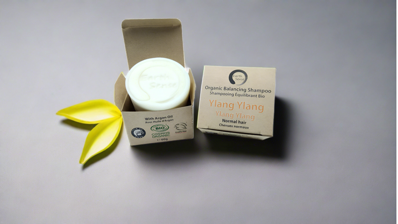 Organic Solid Shampoo - Ylang Ylang 60g