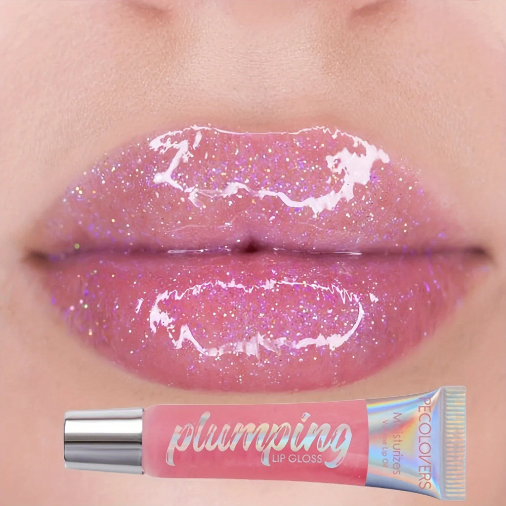 Shimmer Lip Oil Gloss for Fuller Lips