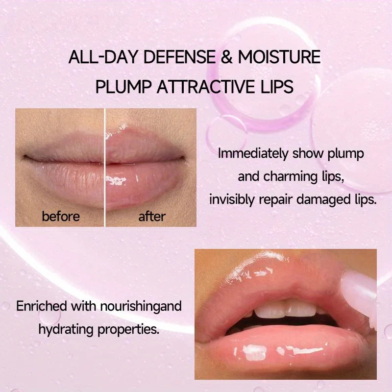 Shimmer Lip Oil Gloss for Fuller Lips