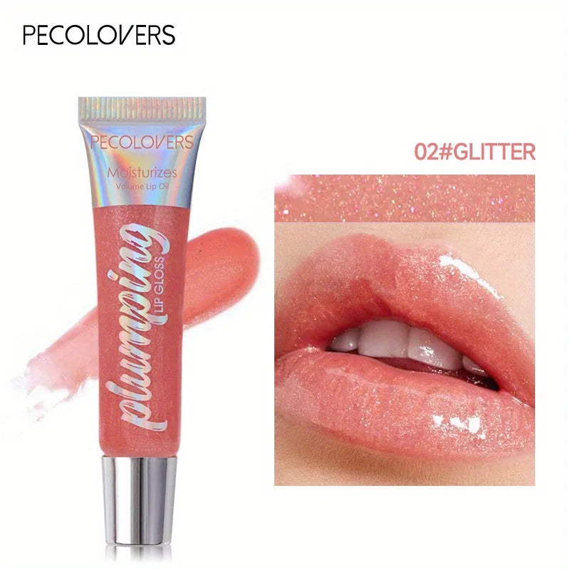 Shimmer Lip Oil Gloss for Fuller Lips