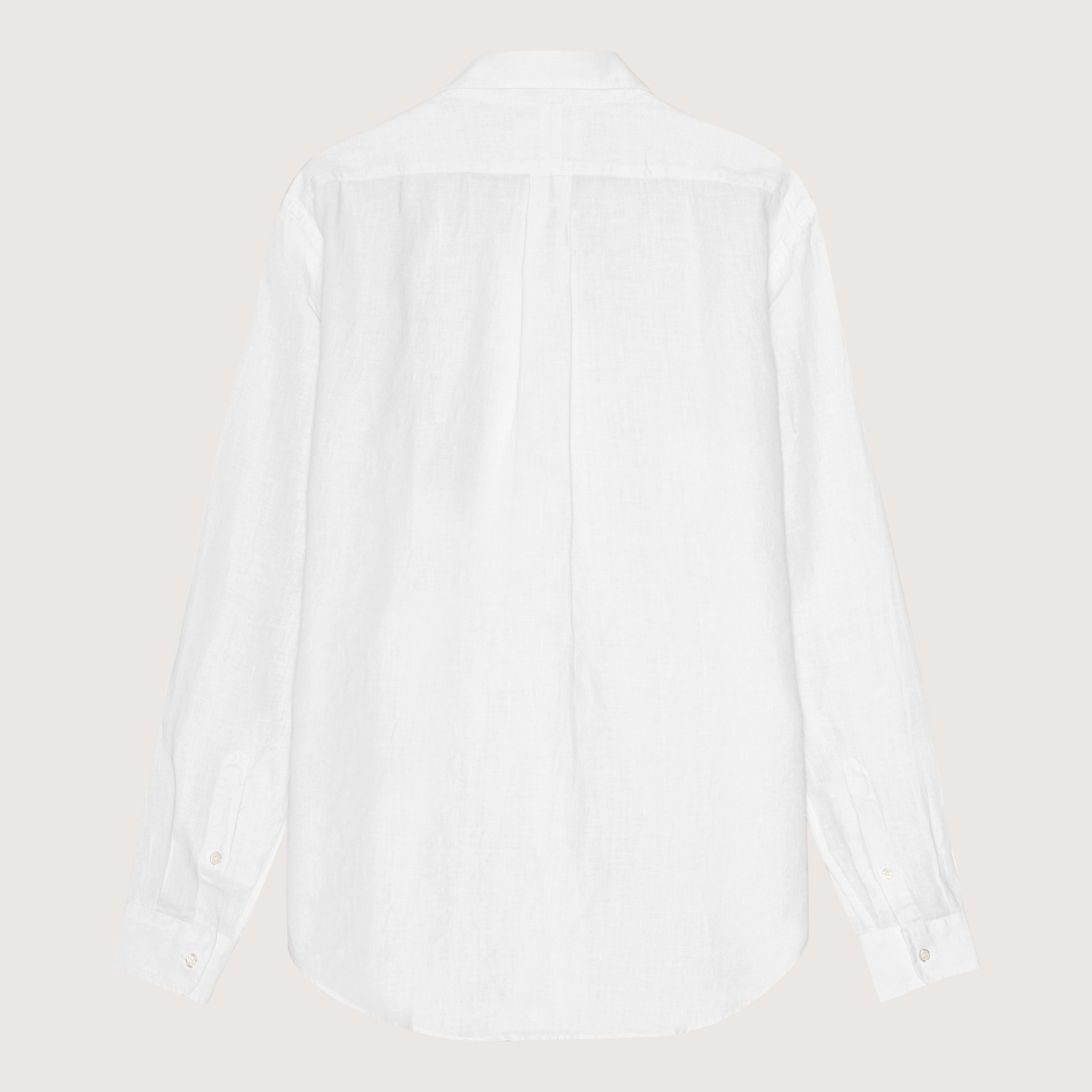 WHITE LINEN SHIRT