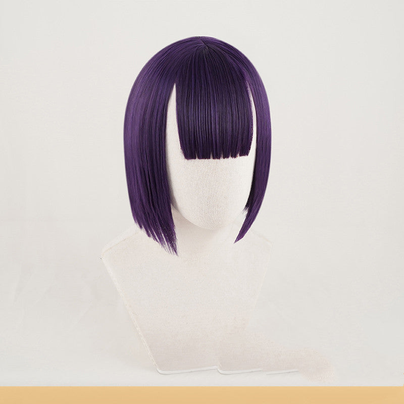 Short Purple Cosplay Wigs