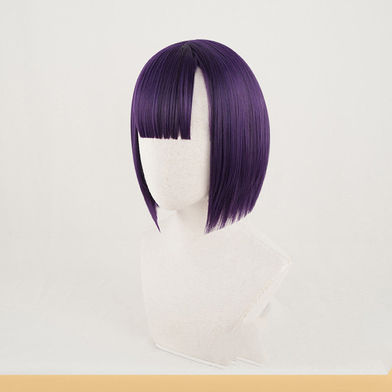 Short Purple Cosplay Wigs