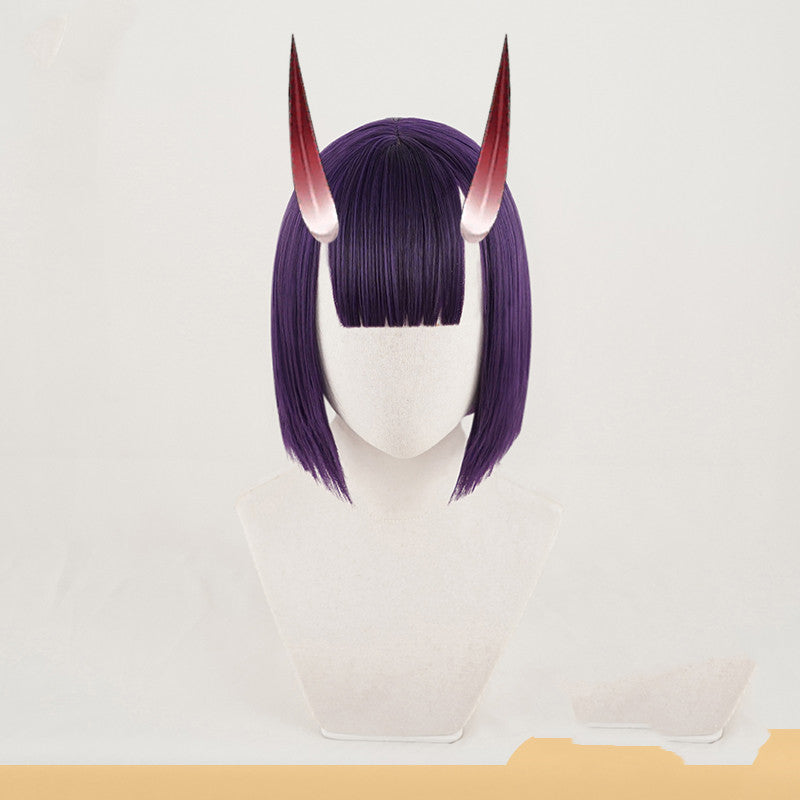 Short Purple Cosplay Wigs