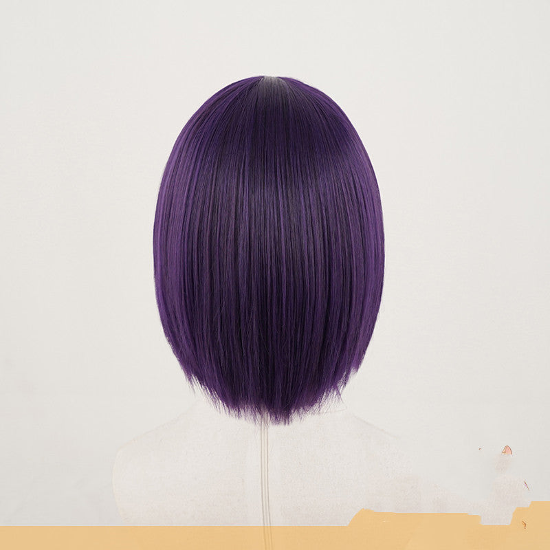 Short Purple Cosplay Wigs