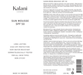Kalani sunwear Sun Mousse SPF 50