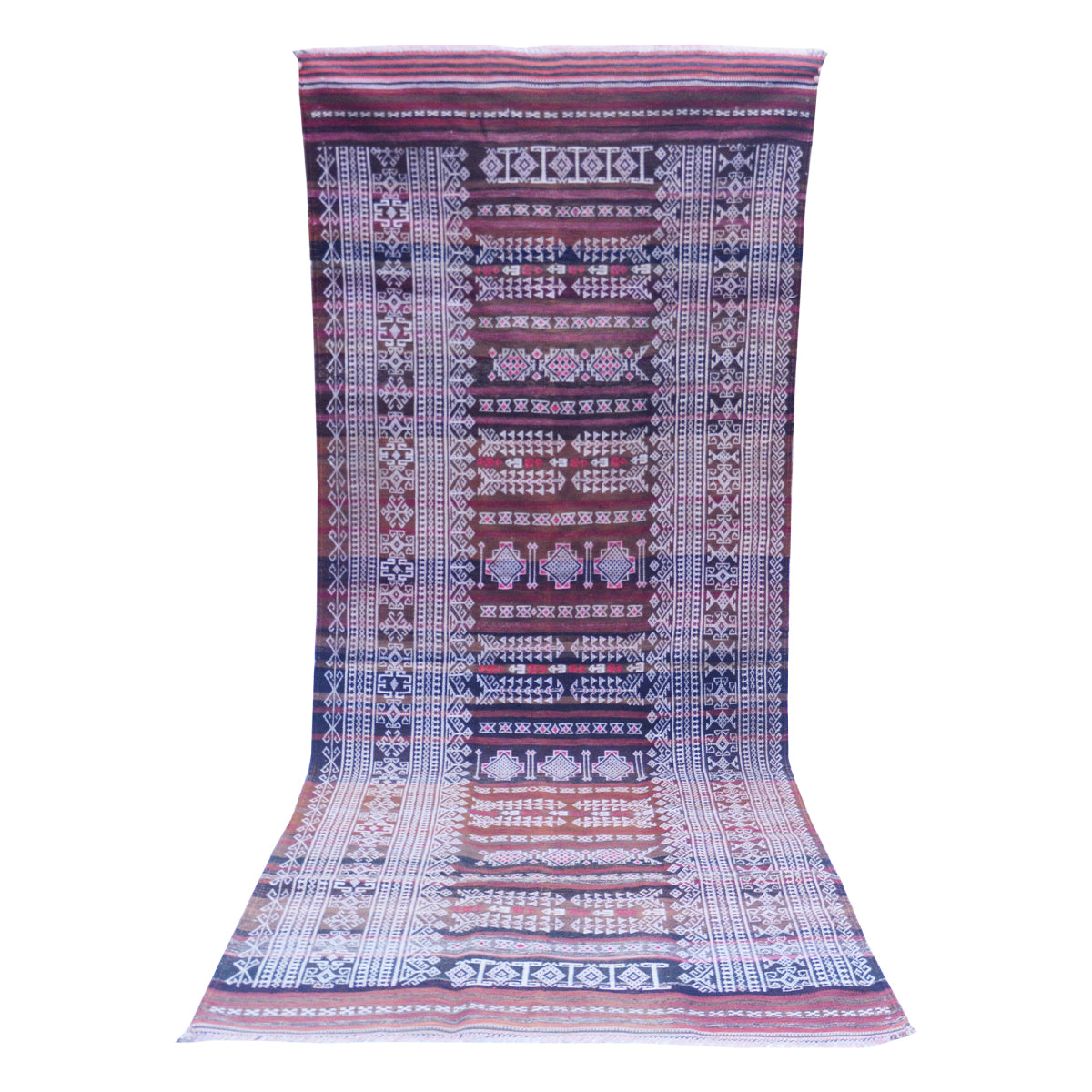 Baluch -Soumak -Copper -Rust -Vintage -Rug