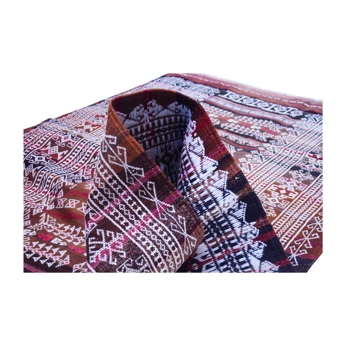 Baluch -Soumak -Copper- Rust -Vintage -Rug