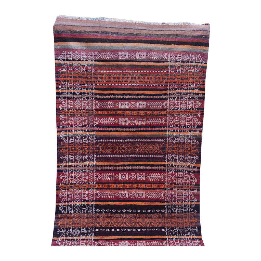 Baluch- Soumak- Mexican -Red -Vintage- Rug