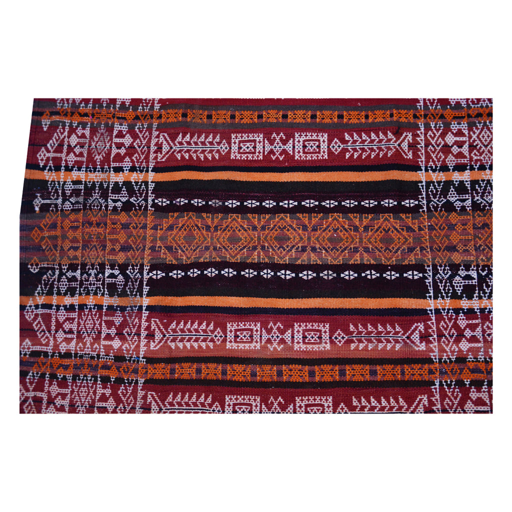 Baluch- Soumak- Mexican- Red -Vintage- Rug