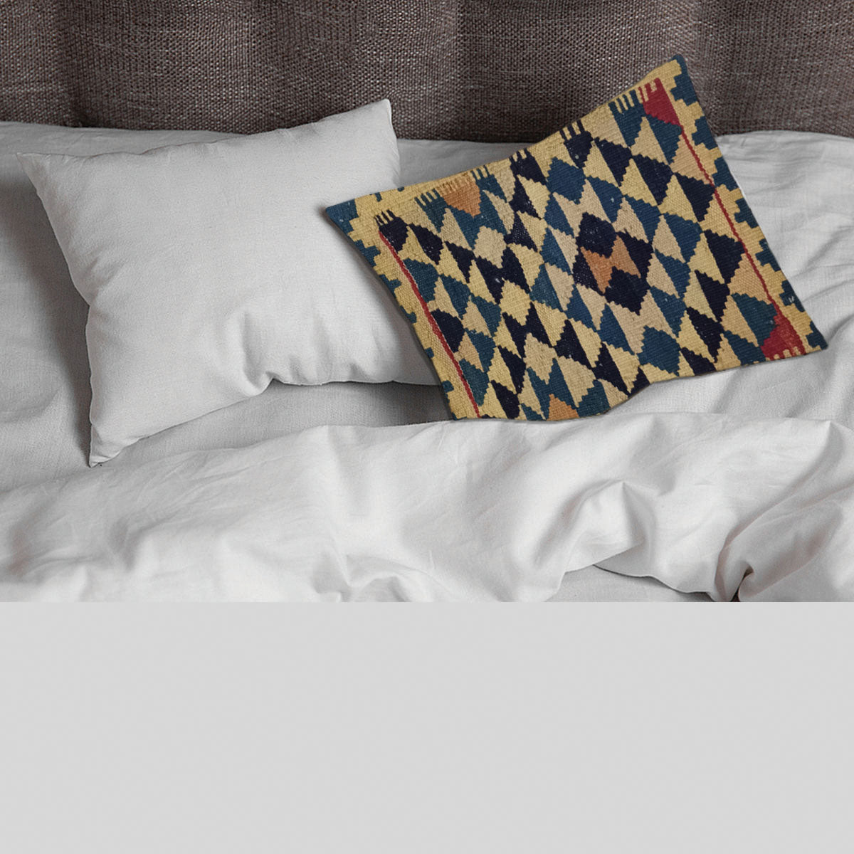 Kilim- Handwoven -Sandrift- Cushion -Cover