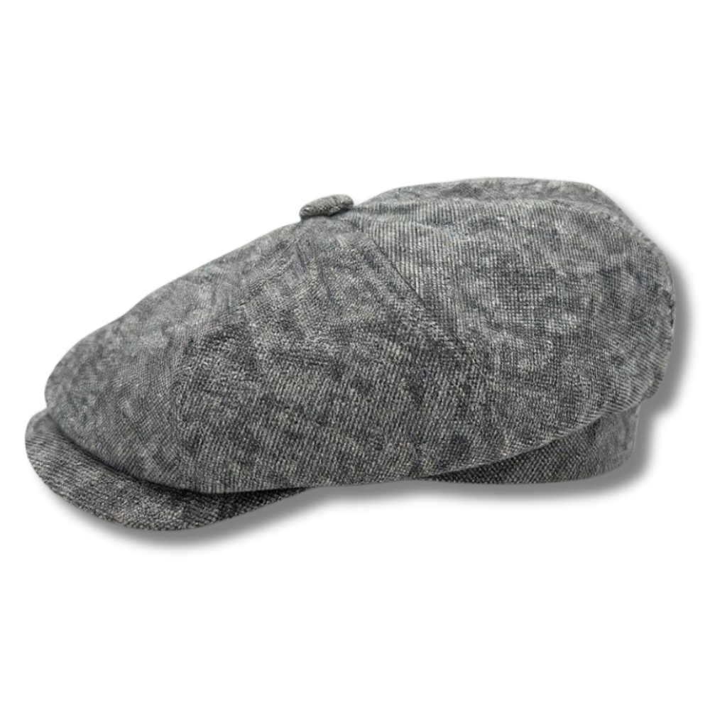 Wool Newsboy Hat Grey