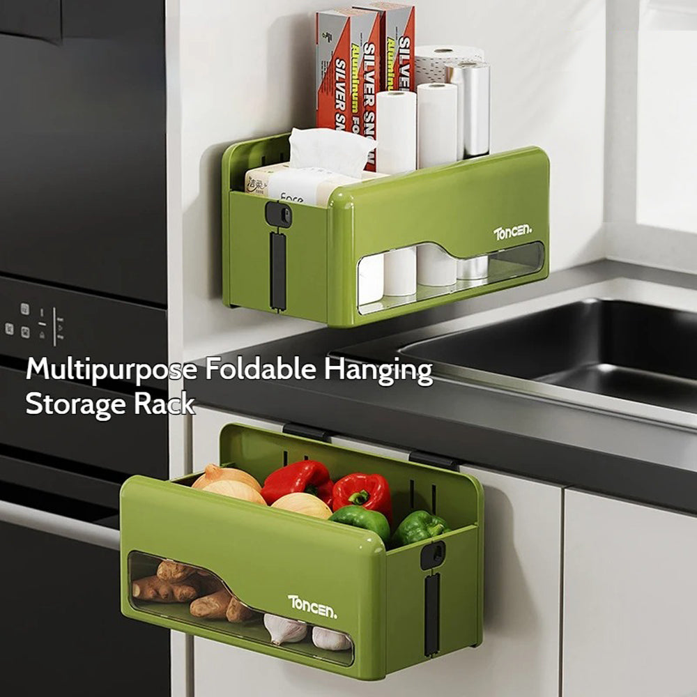 Foldable Wall Storage Organizer Green
