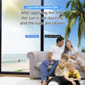 Black Privacy Window Film UPF 50+ 50cm x 2m