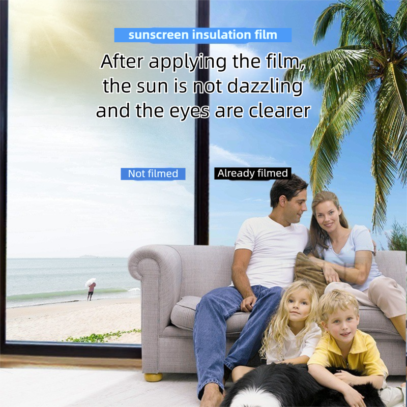 Black Privacy Window Film UPF 50+ 50cm x 2m