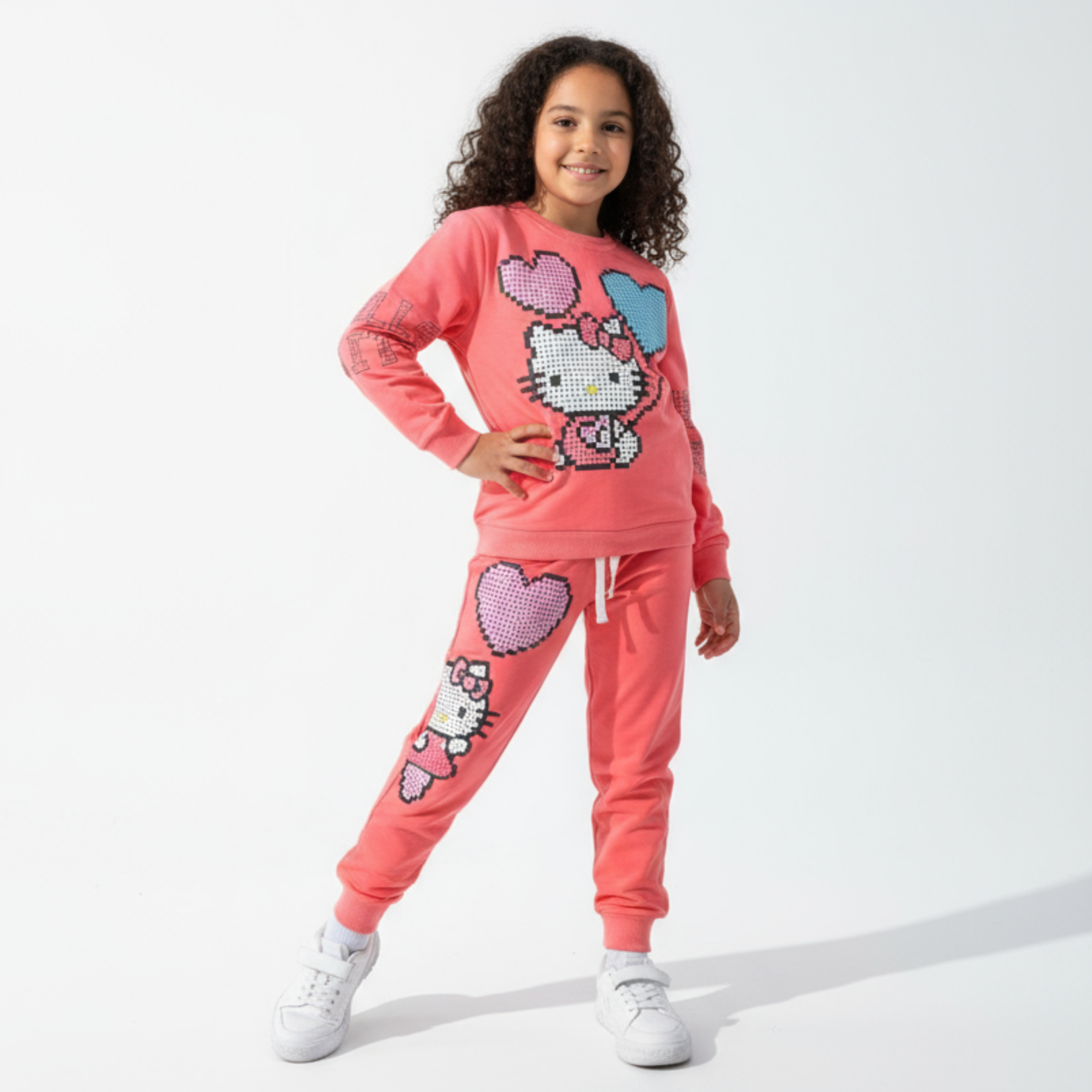 Kitty Cat Girls Casual Set-2