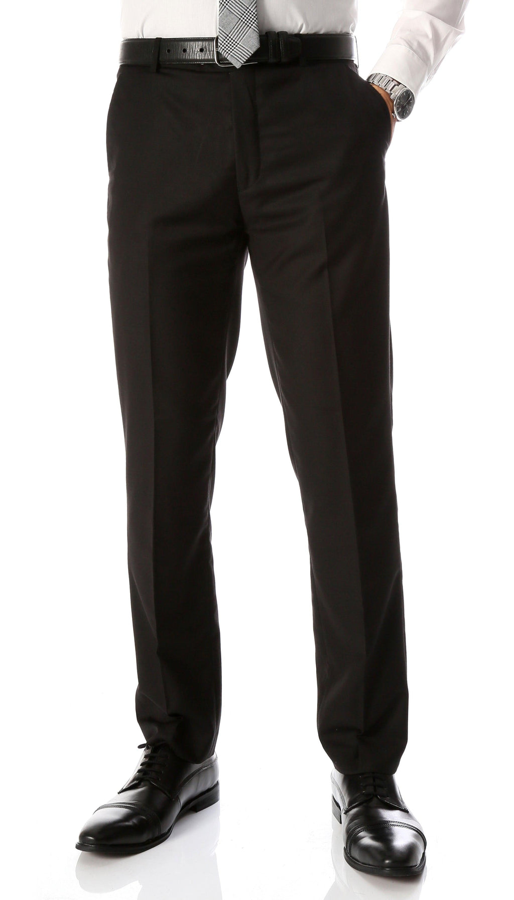 Ferrecci Halo Black Slim Fit Dress Pants