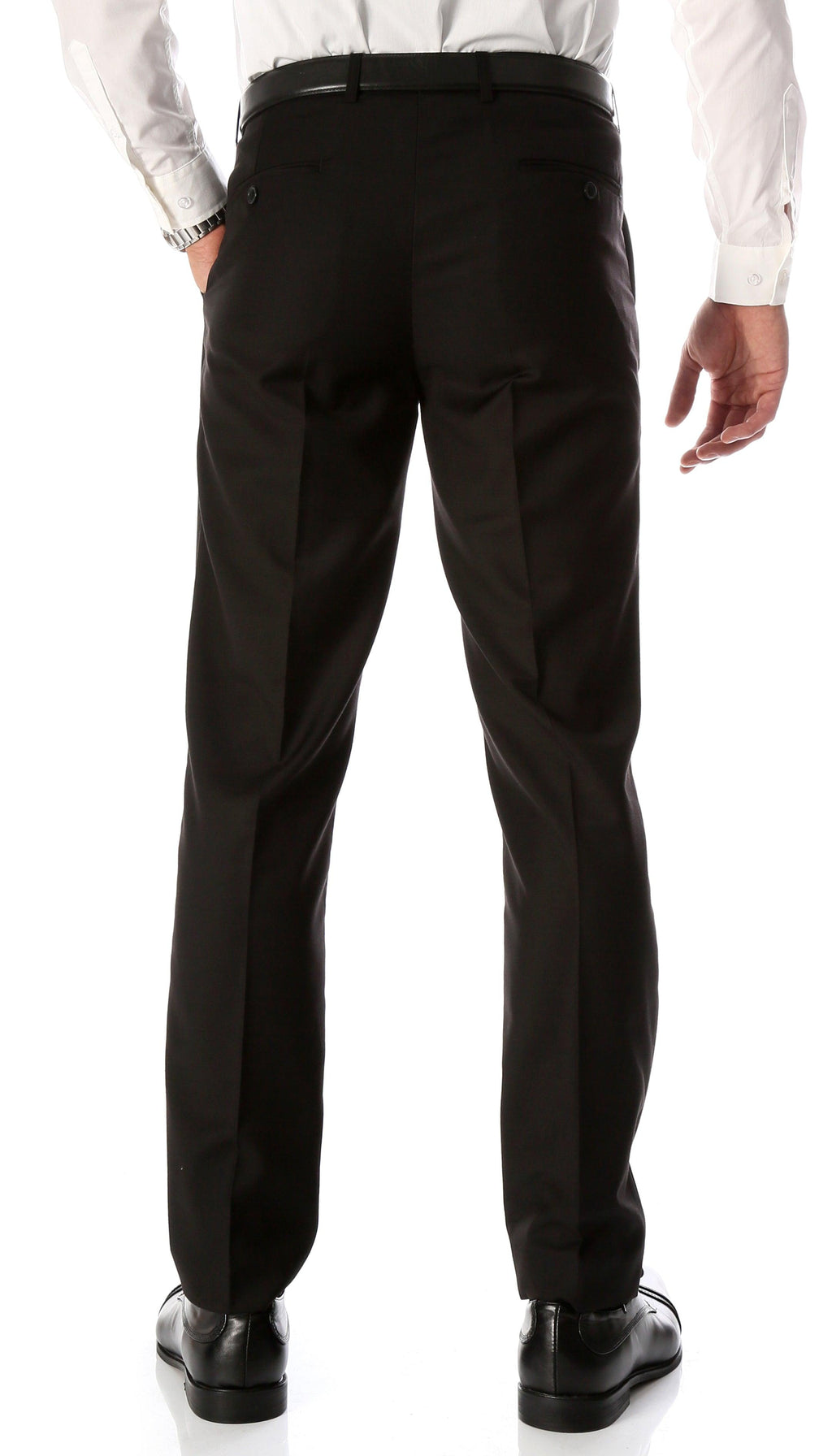 Ferrecci Halo Black Slim Fit Dress Pants