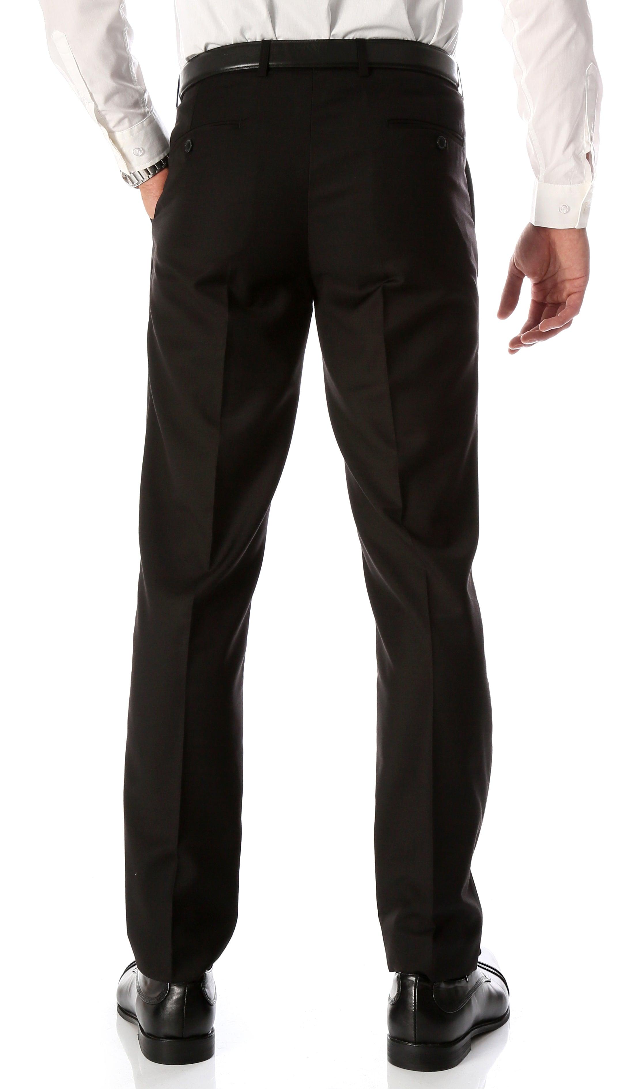 Ferrecci Halo Black Slim Fit Dress Pants