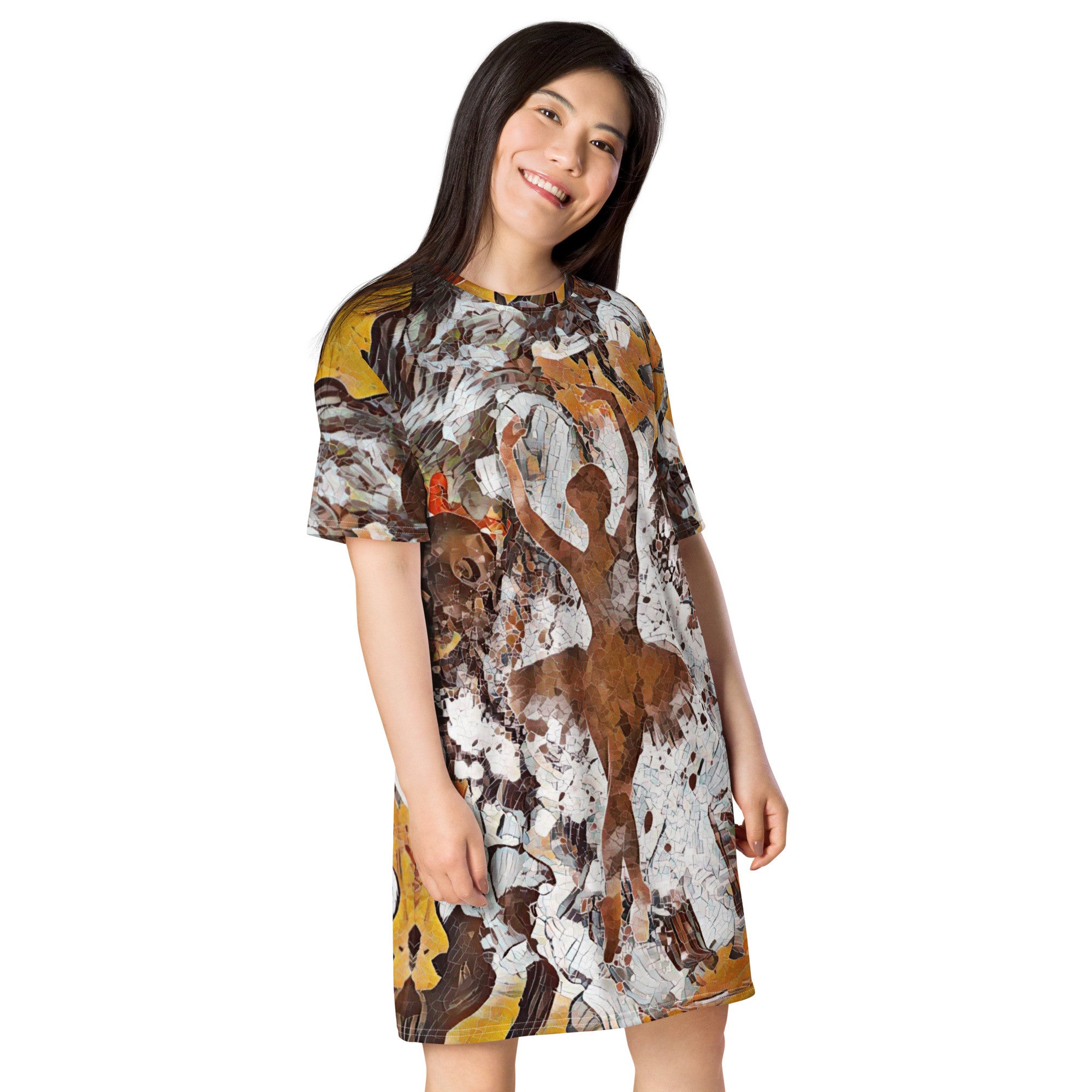 ANADYSIS ART T-shirt Dress by Gianneli