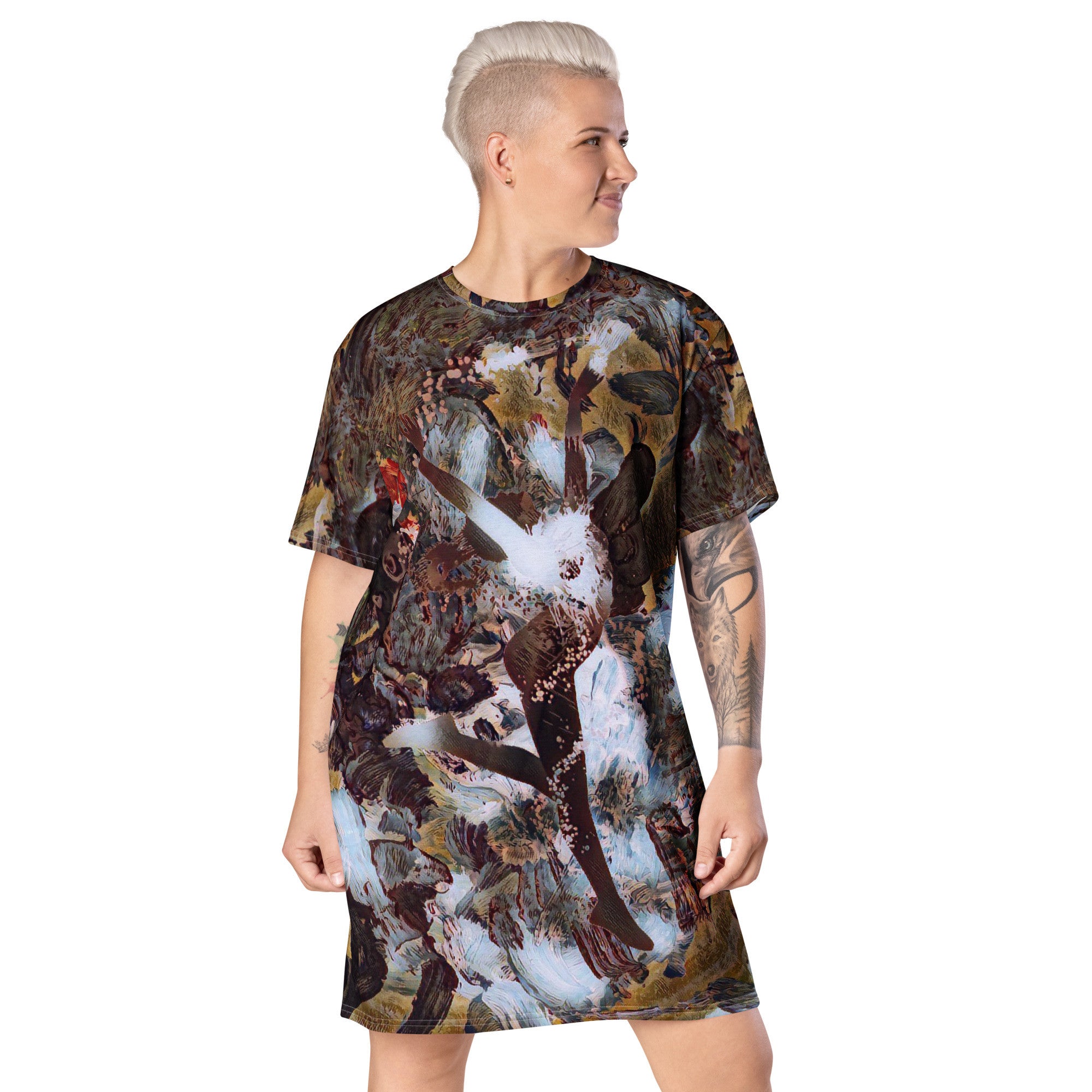 ANADYSIS ART T-shirt Dress by Gianneli