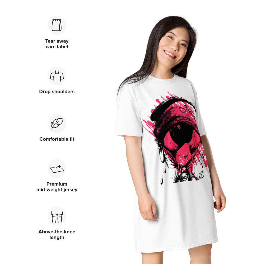 TEARS T-shirt dress by Gianneli
