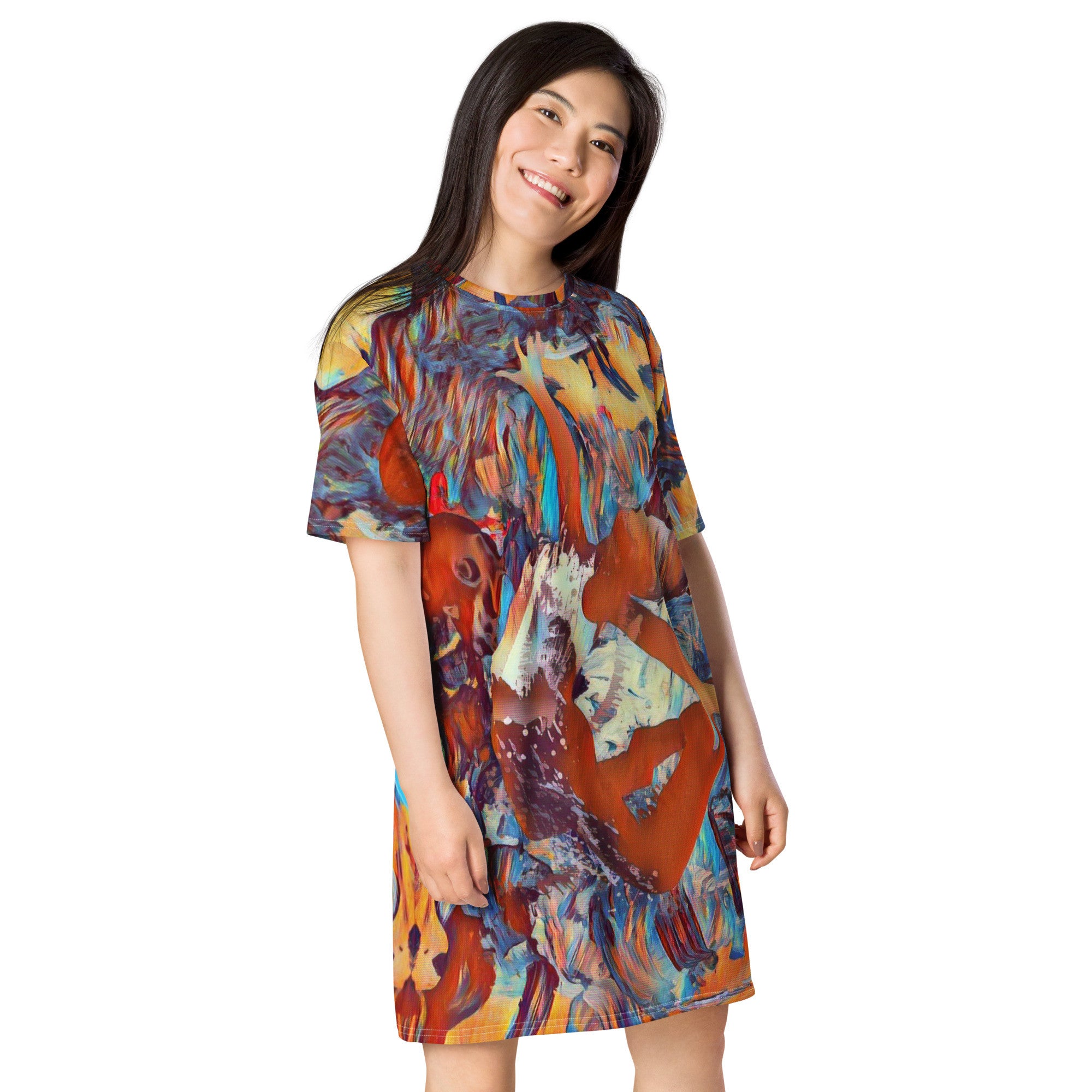 ANADYSIS ART T-shirt Dress by Gianneli