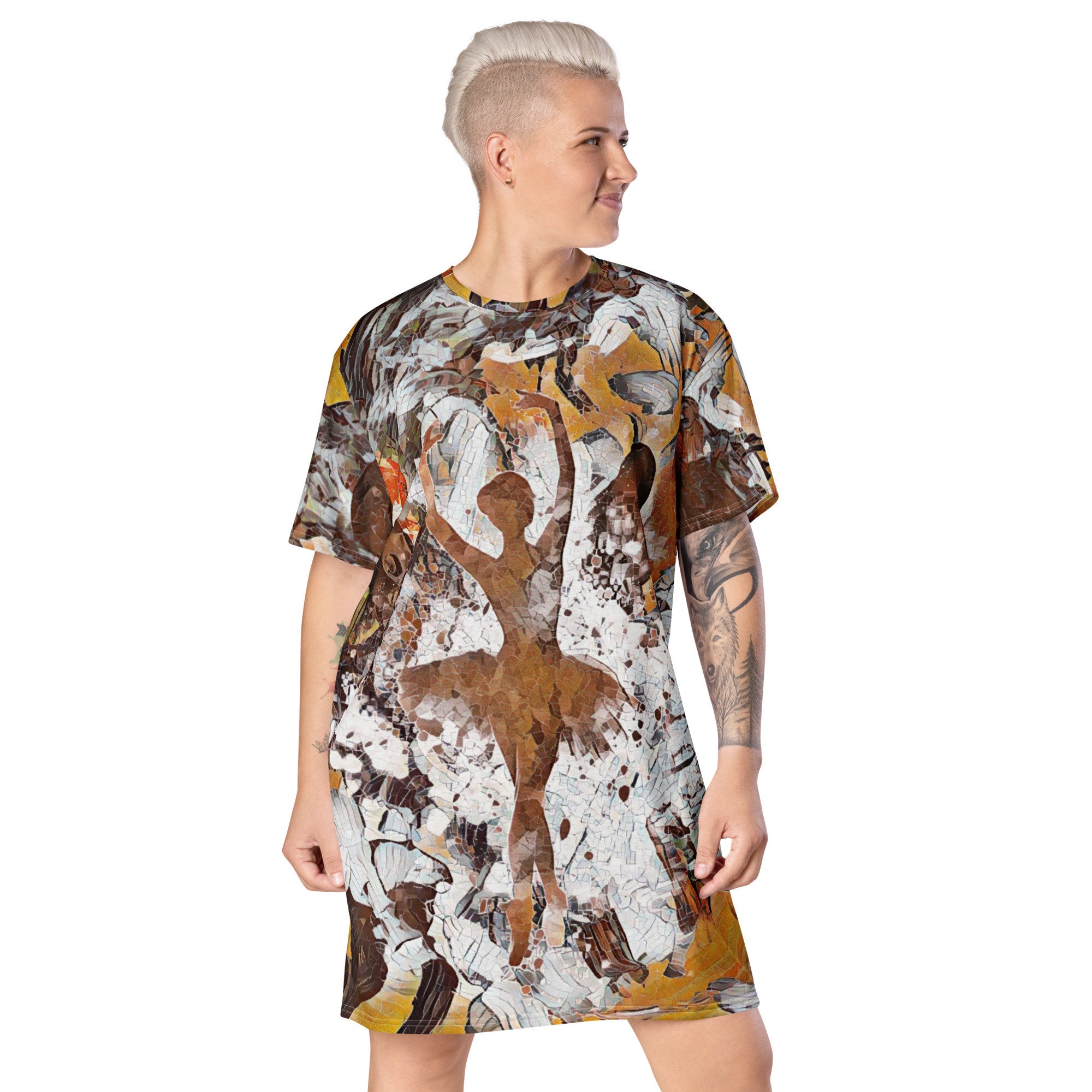 ANADYSIS ART T-shirt Dress by Gianneli