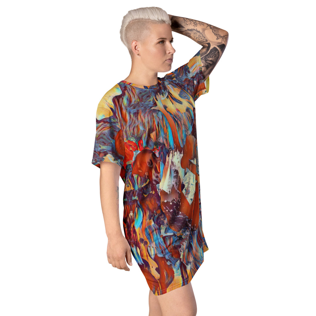 ANADYSIS ART T-shirt Dress by Gianneli