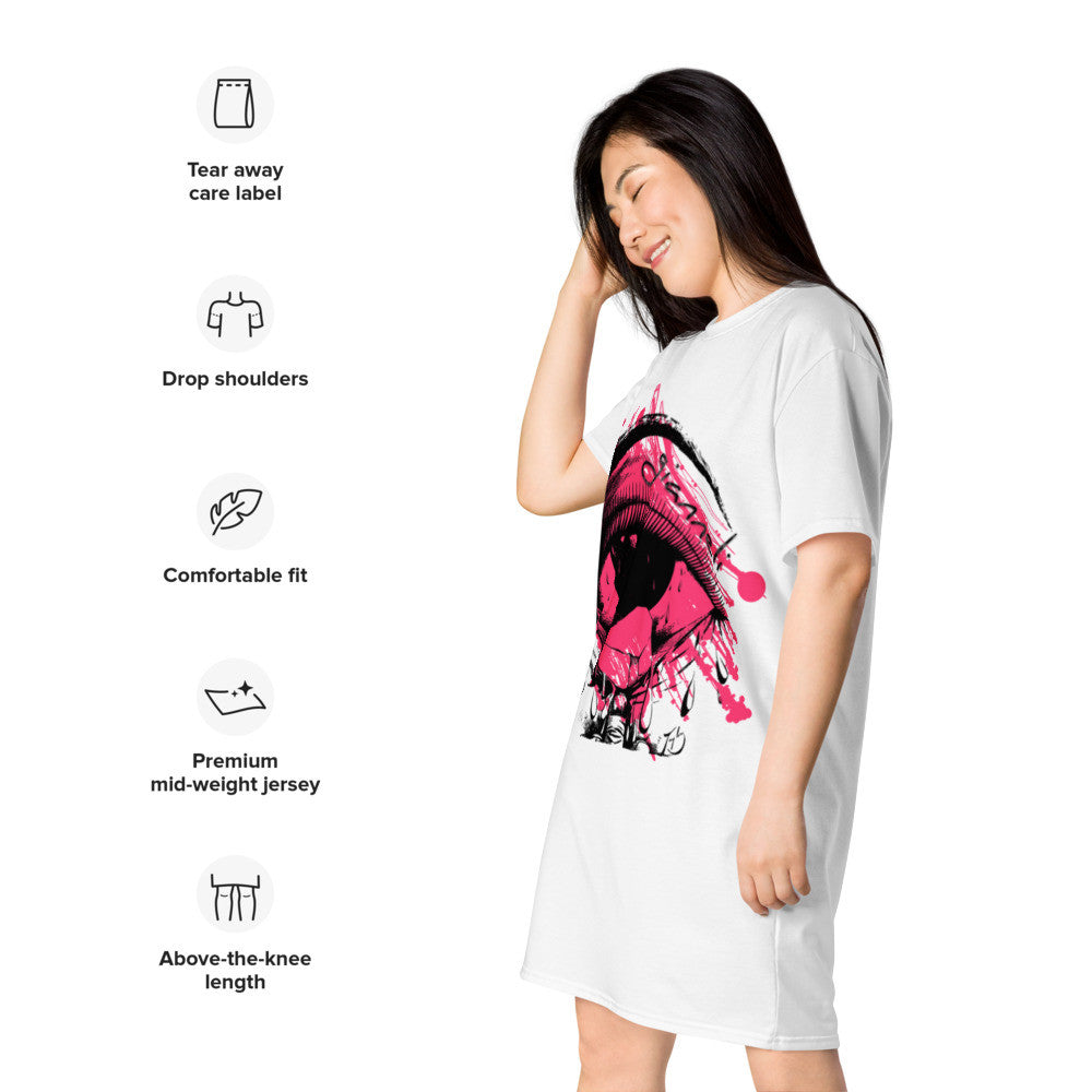TEARS T-shirt dress by Gianneli