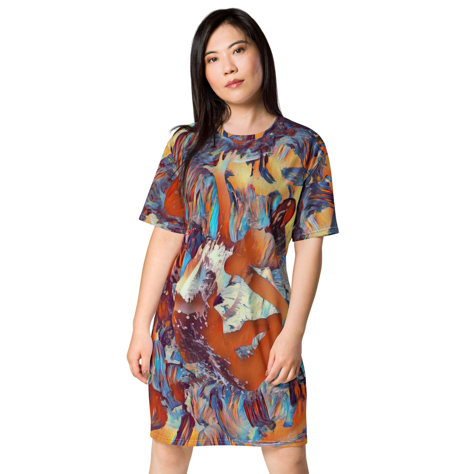 ANADYSIS ART T-shirt Dress by Gianneli