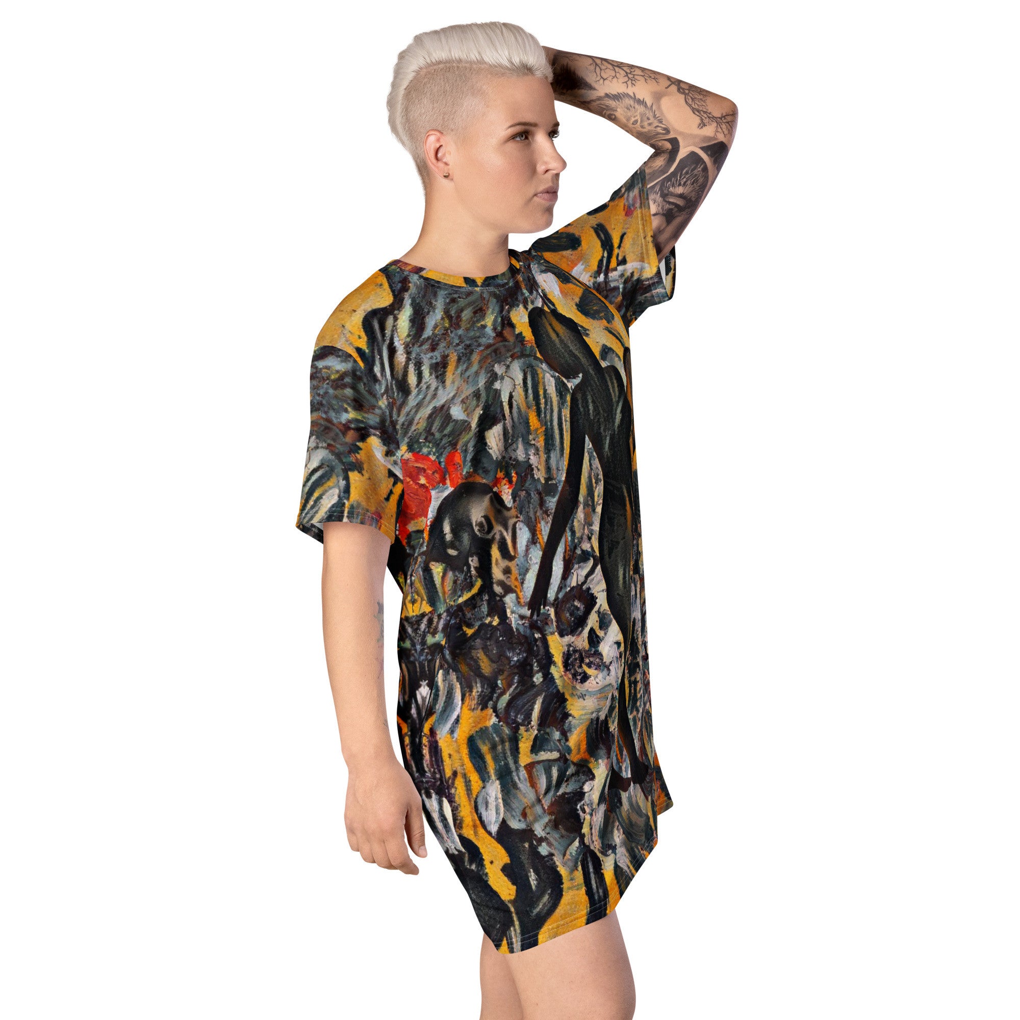 ANADYSIS ART T-shirt Dress by Gianneli