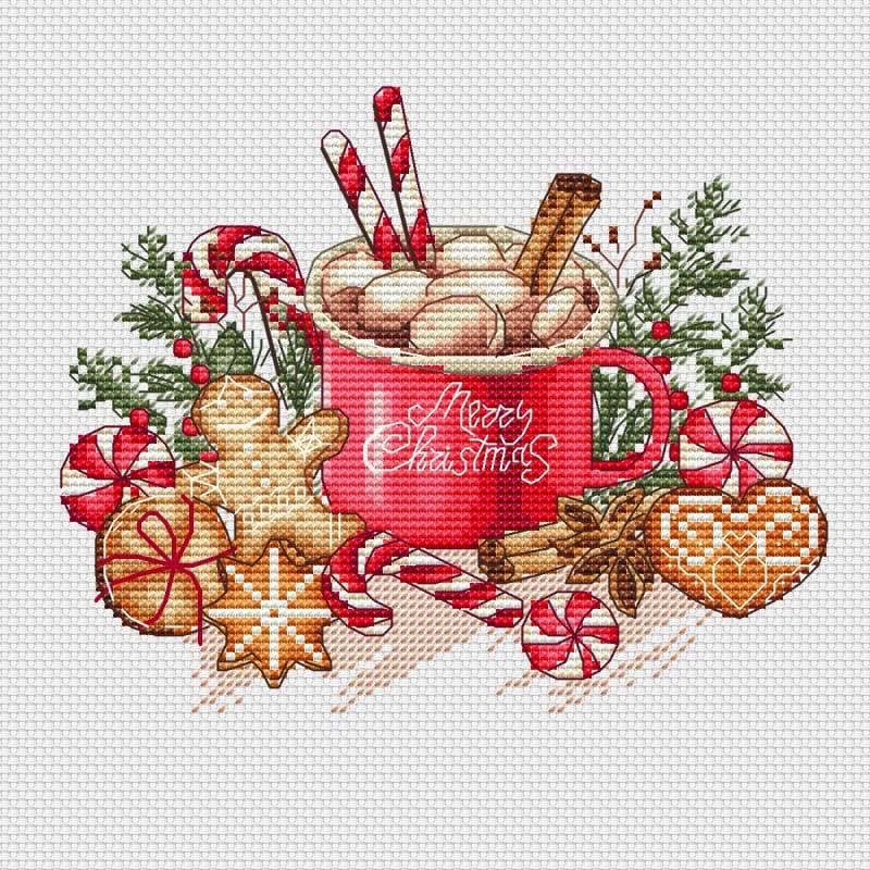 Hot chocolate - PDF Cross Stitch Pattern