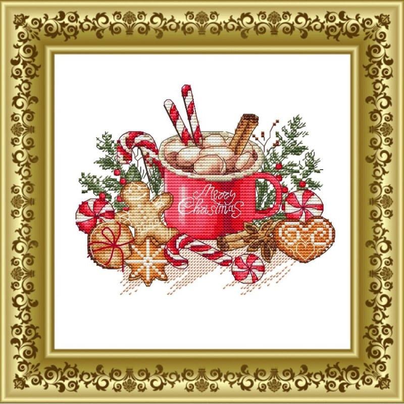 Hot chocolate - PDF Cross Stitch Pattern