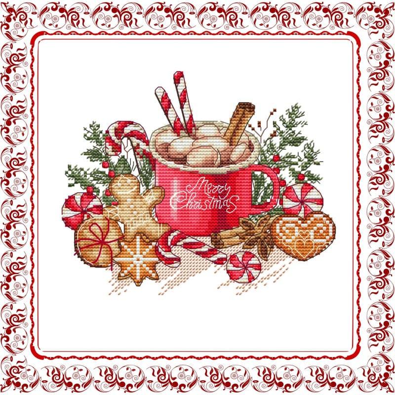 Hot chocolate - PDF Cross Stitch Pattern