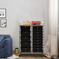 15 Drawer Rolling Storage Cart - Black