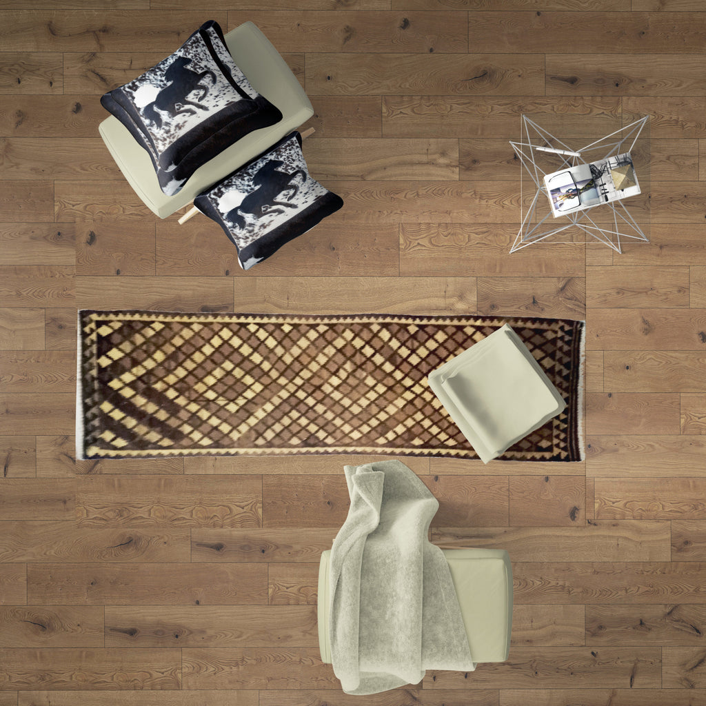kilim Zig Zaged pattern runner