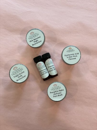 Organic Anti-Aging Skin Care Trial Set – 5 Best Sellers + Bonus Mask for Radiant Skin
