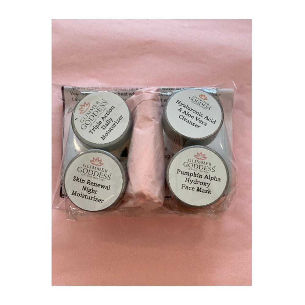 Organic Anti-Aging Skin Care Trial Set – 5 Best Sellers + Bonus Mask for Radiant Skin