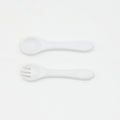 Baby Food Grade Complementary Food Training Silicone Spoon Fork Sets