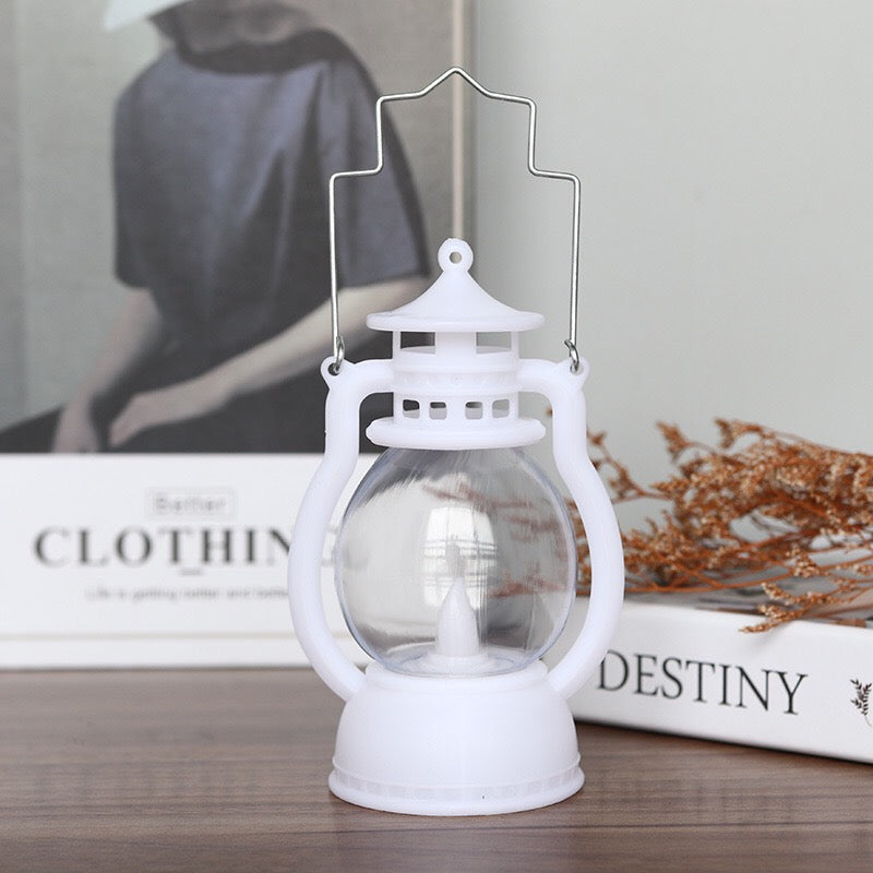 Halloween Vintage Hanging Oil Lamp Pumpkin Light 4pc