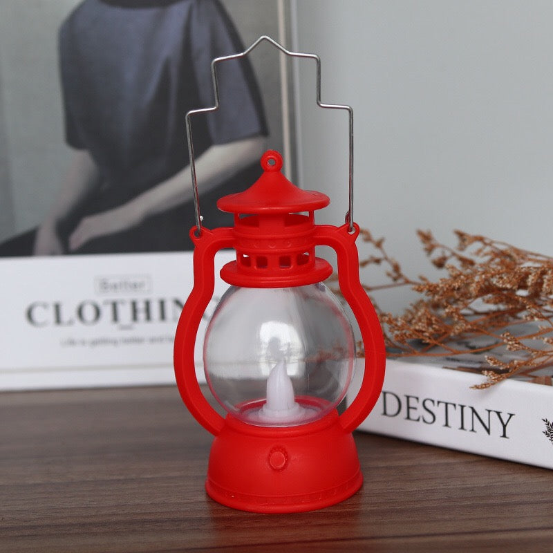 Halloween Vintage Hanging Oil Lamp Pumpkin Light 4pc